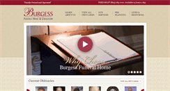 Desktop Screenshot of burgessfunerals.com